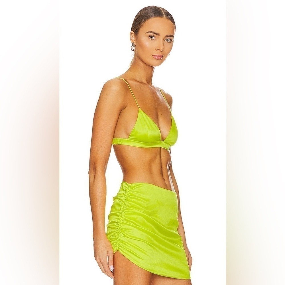 SER.O.YA Doral Bralette In Neon Lime - Picture 2 of 6